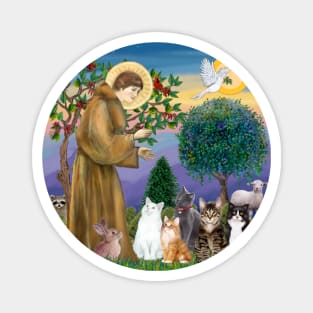 Sister Francis and her Five Cats Magnet